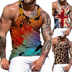 Men’s Stringer Muscle Bodybuilding Shirt Tank Top Gym Singlet Fitness Sport Vest