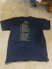 OMD History of Modern Double-Sided Graphic Print Black T-Shirt (Size M)