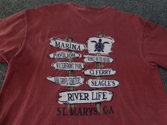 Comfort Colors Shirt Mens XL Red georgia St Mary tee classic
