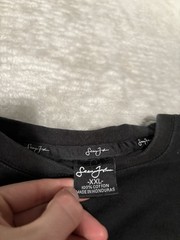 Sean John Y2K Graphic Black Faded Long Sleeve Shirt Size XXL