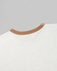 Wonder Looper Recycled Cotton Foxfibre Ringer T-Shirt Sand XXL