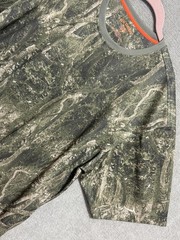 Reel Legends Shirt Mens XL Green Camo Short Sleeve Performance Outdoor Fishing