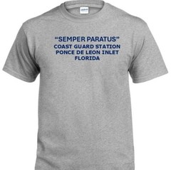SEMPER PARATUS*COAST GUARD STATION DAUPHIN ISLAND*AL*INDIVIDUAL PT SHIRT