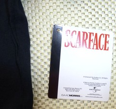 NWT Scarface Double Sided Graphic T-Shirt Medium Black Cotton 83 TM Miami Design