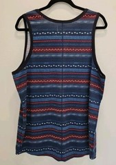 Men’s Levi’s 2XL Tank Top Shirt – Striped, Summer, Beach, Pool, Blue, Fashion