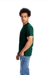 Hanes 5250 4XL 5XL Authentic Short Sleeve Men’s Cotton T-Shirt Deep Forest
