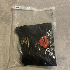 Rose Shirt Adult Large Black Graphic Streetwear Workout Gym Crew Neck Flower Tee