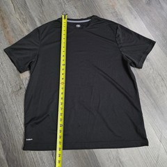 Athletic Works Men XL Black DriWorks Performance T-Shirt Short Sleeve Activewear