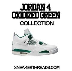 Sneaker Tees To Match Jordan 4 Oxidized Green Shoes – Sneaker Threads Logo Shirt