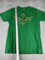 Zelda T-Shirt Men’s Size Large Skyward Sword Foil Triforce Green 2014 Gamer