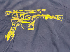 American Apparel 2 XXL T-Shirt Star Wars Han Solo Blaster Pre-Owned T-Shirt