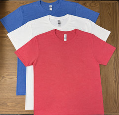 Threadfast Red, White & Blue TShirts 3 Pack – Size 2X 3X 4X 5X Patriotic Bundle