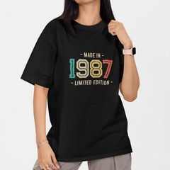 Custom Year T Shirt Made in Any Year Vintage Birthday Tee Personalized Gift
