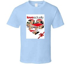 Love Actually Tee Classic Rom Com Christmas Holiday Movie T Shirt