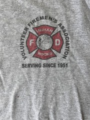 Indian Rocks Volunteer Firemen’s Association 60th Years Shirt Mens XL-2XL 48″
