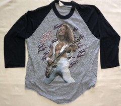 1984 Ted Nugent Shirt World Penetration Tour 1984 2-sided 3/4 Sleeves