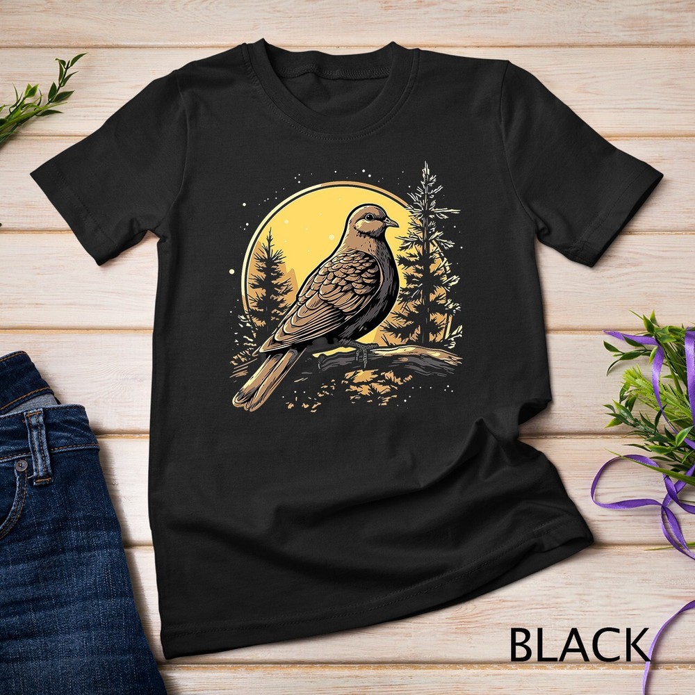Retro Style Mourning Dove T-Shirt Unisex T-shirt