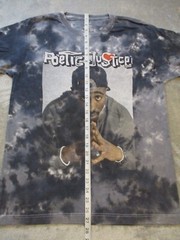 Poetic Justice Shirt Mens Large Black Gray Tie Dye Tupac Rap Hip Hop Street Wear