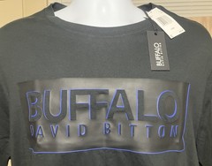 Buffalo David Bitton Men’s Graphic Logo T-Shirt, Black, Size L, (NEW)