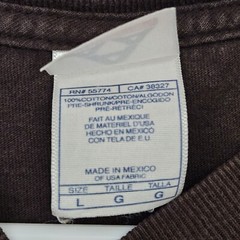 Washington USA Brown Large Graphic Tee Y2K Retro Alstyle Apparel Activewear