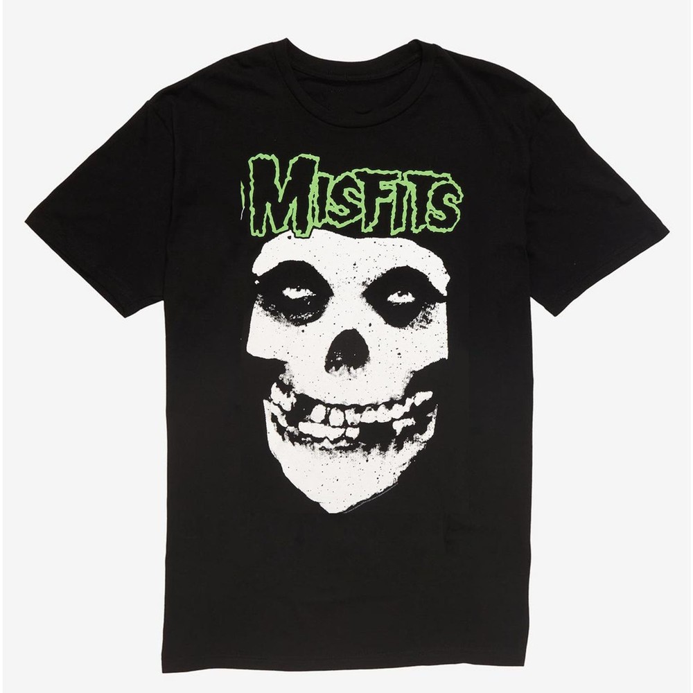 Vintage Misfits Green Fiend Skull Unisex S-5XL Shirt AA49