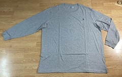 Polo Ralph Lauren Mens Gray 4XLT Cotton Long Sleeve T-shirt Classic Fit