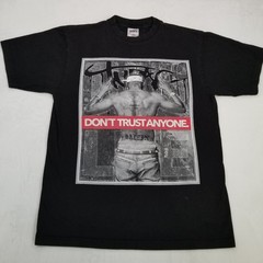 Shaka Wear Men’s Black Tupac Don’t Trust Anyone Graphic T-Shirt Size Large