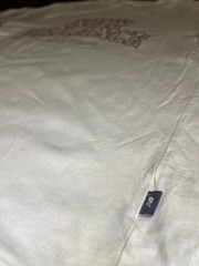 New Balance Athletics Collegiate T-Shirt White Red Logo Retro Varsity Tee M