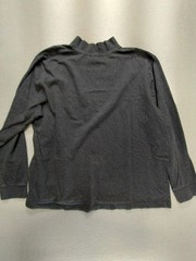 LL Bean Carefree Unshrinkable Mockneck Shirt 2XL Gray Warm Casual Outdoor 508112