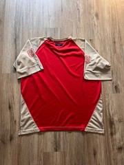 Vintage Rare 90s Tommy Jeans Hilfiger #85 Football Jersey Shirt Size L Red