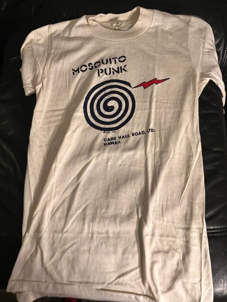 Mosquito head Punk Can Haul Road Hawaii vintage 80’s t shirt Steadman S mint