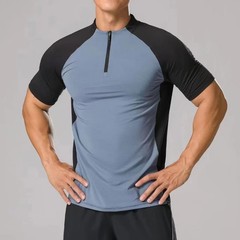 2024 Mens Fitness Yoga Training Tshirts Gym Workout Compression Sweatshirt for R