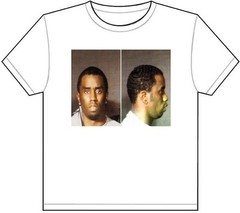 P DIDDY MUG SHOT T-SHIRT TEE PICTURE PHOTO mugshot nyc puff daddy sean combs 890