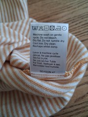 Gabicci Craddock Knit Loose Cotton Blend Green Stripes Mens Sz M
