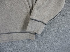 Normal Brand Shirt Mens M Gray Puremeso Long Sleeve Stitch Crew Light Weight Tee