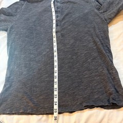 Bonobos Mens Slim Fit Henley Shirt Medium Charcoal Gray Slub Cotton Long Sleeve