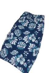 HurleyColorado Volley Swim Shorts Men XL BLue Hibiscus Floral Board Trunks