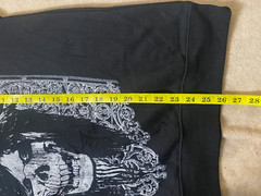 Black Veil Brides “Skeleton” Black Crew Neck Lightweight Sweater SZ S- NWOT