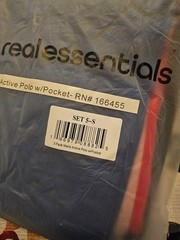 Real Essentials 3 Pack: Small Men’s Short Sleeve Dry-Fit Polo Shirt Set 5