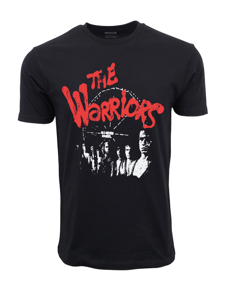 THE WARRI0RS VINTAGE BLACK GRAPHIC T-SHIRT