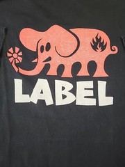 Vintage Black Label Skateboards Mullet Logo T-Shirt, Size (XL), 23×31″, Black