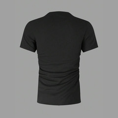 T-Shirt Round Neck Short Sleeve Solid Color Simple & Fashionable Men’s T-Shirt