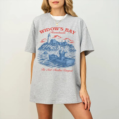 Widow’s Bay Travel T-Shirt, Funny Retro TV Graphic Tee