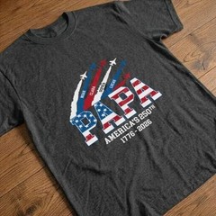Personalized Papa America 250th Anniversary, Gift For Dad, 1776-2026 Shirt