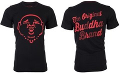 $89 TRUE RELIGION Black ORIGINAL BUDDHA FACE Short Sleeve Graphic T-shirt NWT