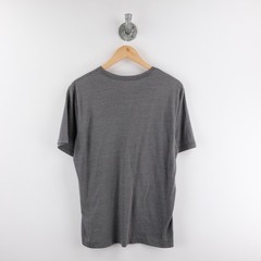 The North Face Mens T-Shirt L Grey Slim Fit Logo Printed Large