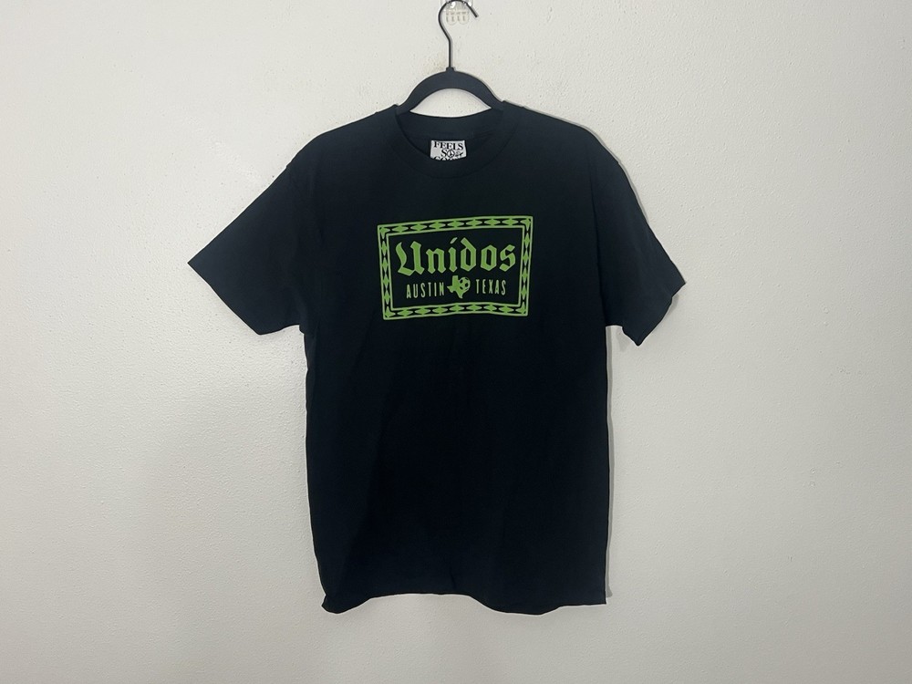 Feels So Good Unidos Austin T Shirt Black Green Size Medium