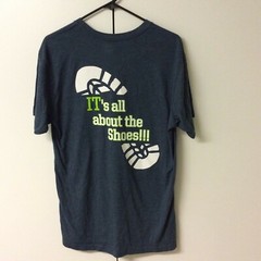 DSW It’s All About the Shoes Binary Code T-Shirt Size L