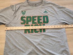Adidas Climalite Speed Rich T-Shirt Gray Florida State Champions Mens Large