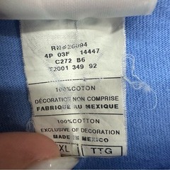 Champion Embroidered Logo Short Sleeve T Shirt Mens XXL Blue